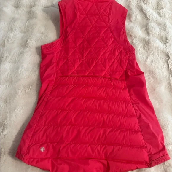 Red Puffer Vest - Picture 2 of 3